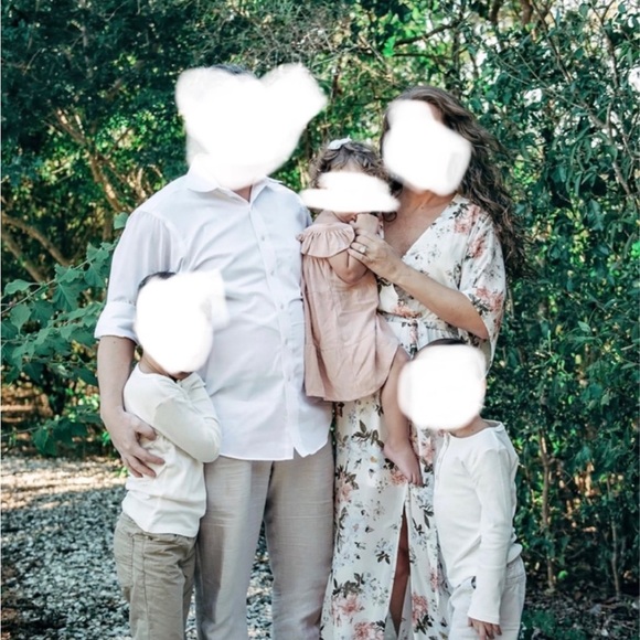 Baltic Born Maxi Dress in White and Pink - Picture 5 of 6